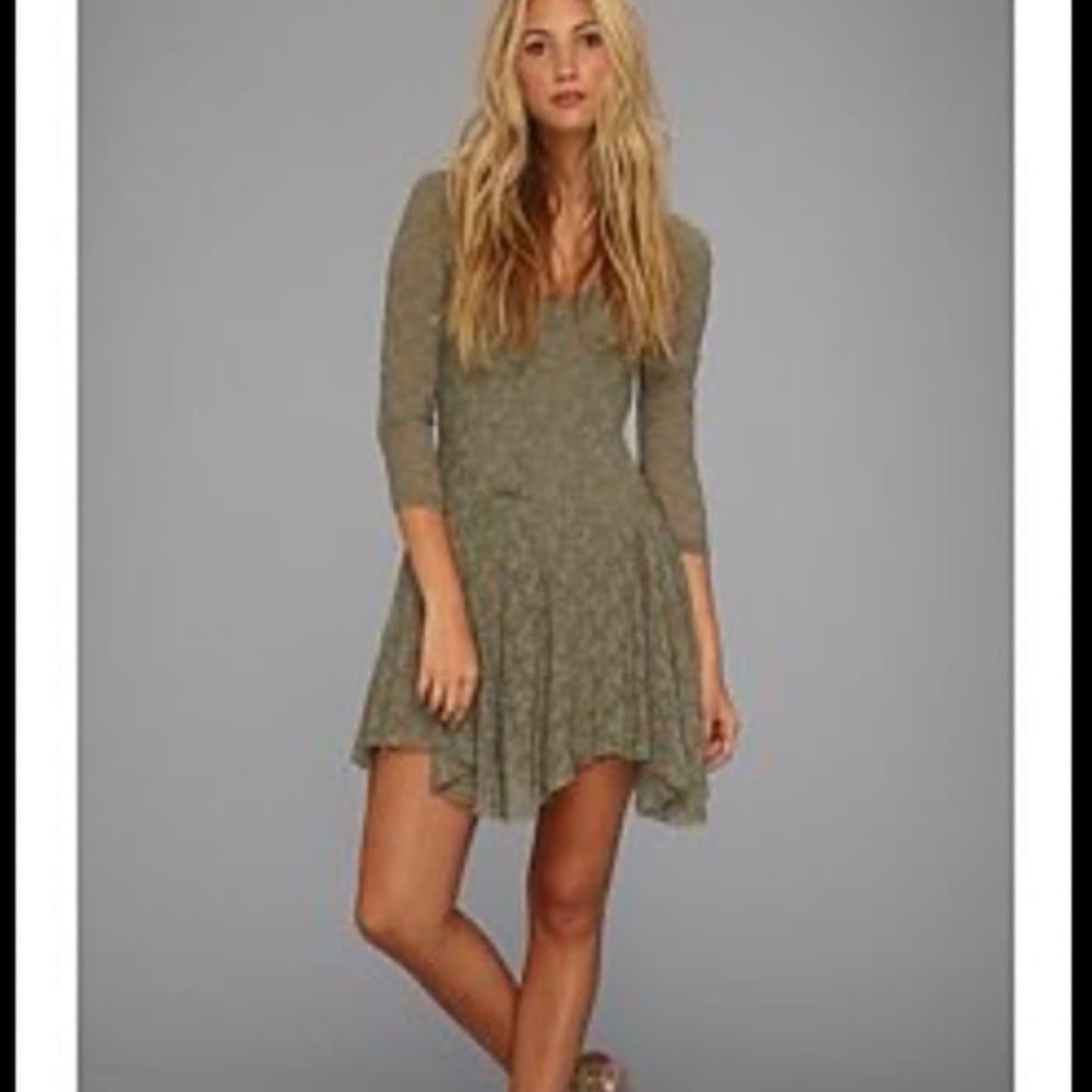 Free People Katya green dress